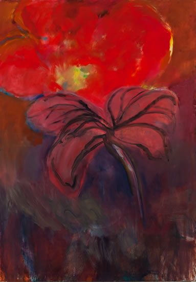 painting titled - Swamp Flowers